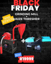 Load image into Gallery viewer, Grinding mill + Double barrel Maize thresher
